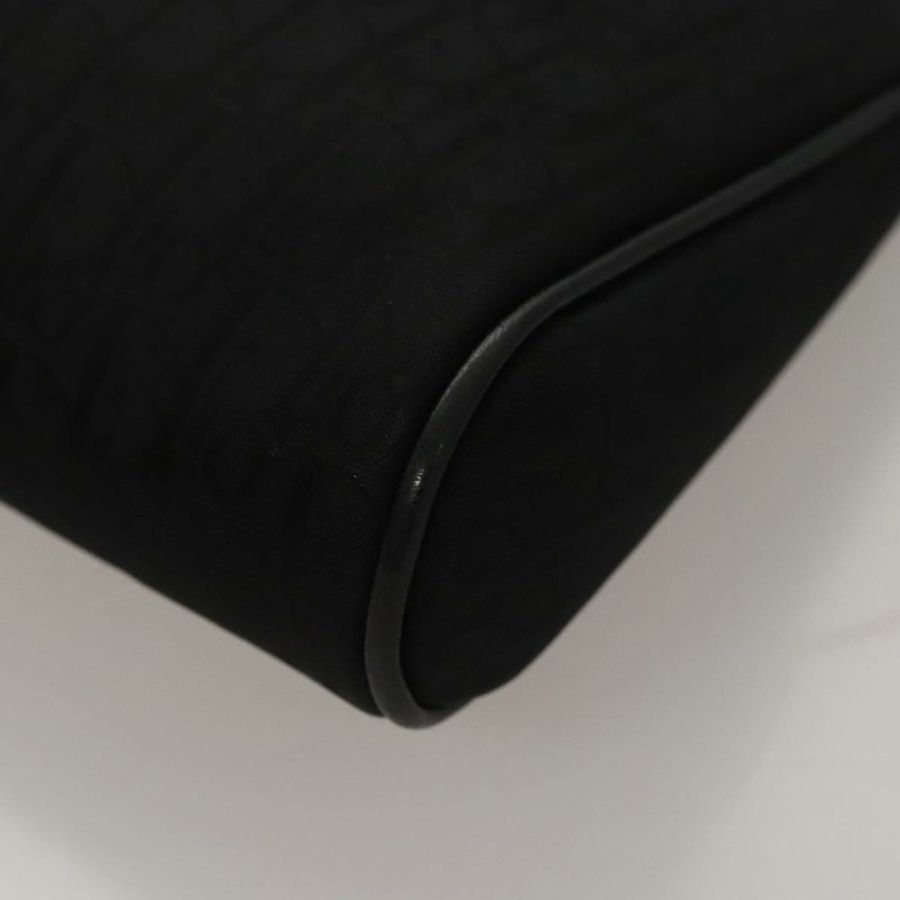 【日本直送】Christian Dior Trotter帆布手拿包 金色 黑色 正品 yk16815-13