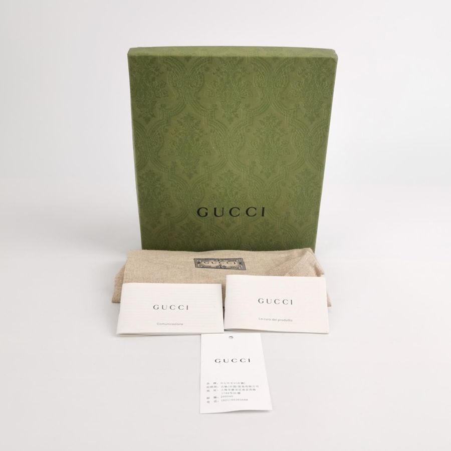 98❤️Gucci迷你牛皮小草莓雙G鏈條⛓️斜背包-10