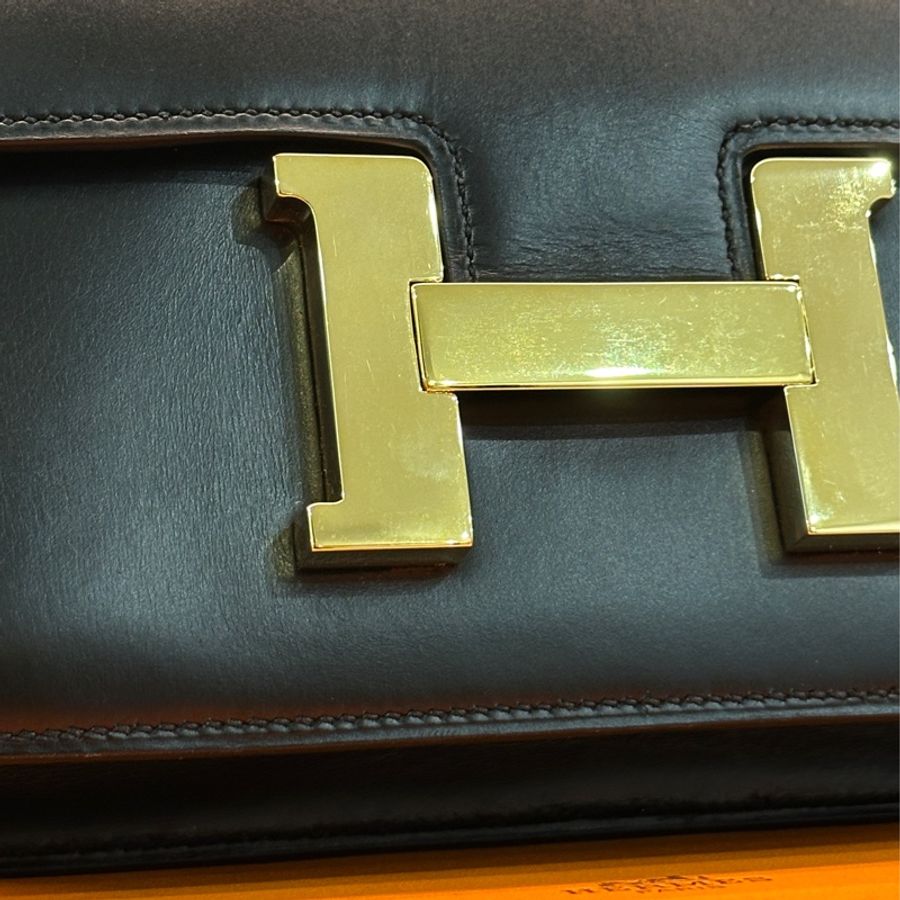 (已售出)Hermes Constance24 黑金box皮🈶購證 #全網最低 #全配 #已過檢 9新以上閒置釋出 五金🈶膜 🔥秒殺價格-32