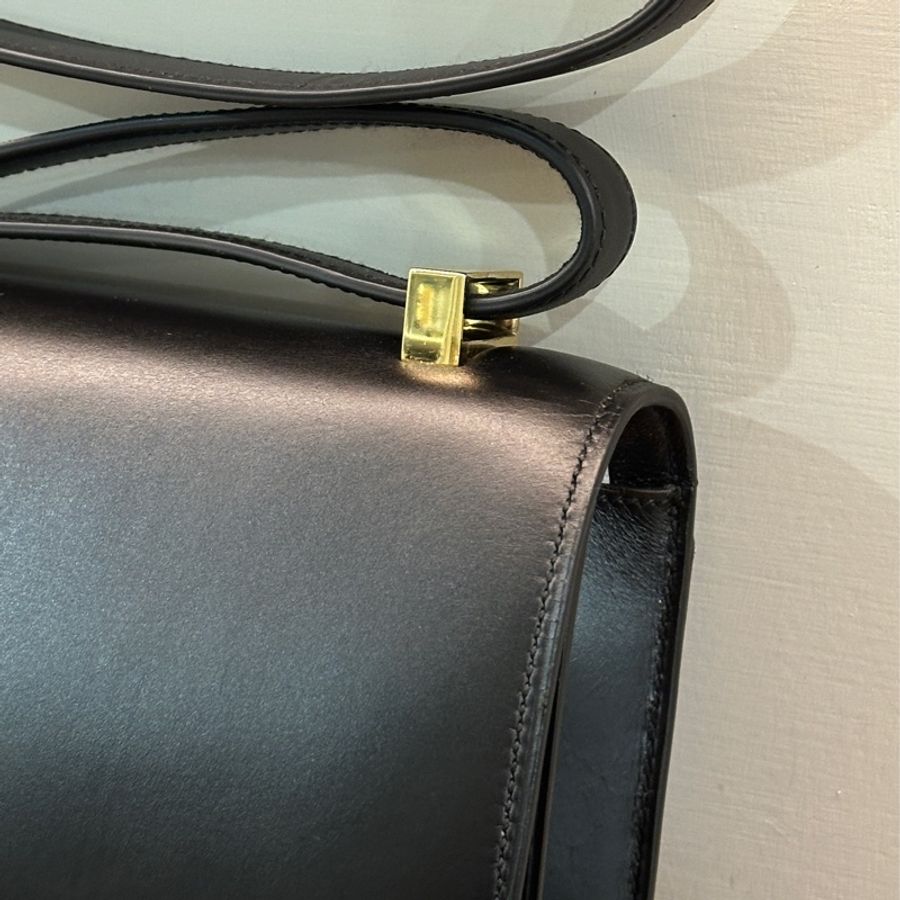 (已售出)Hermes Constance24 黑金box皮🈶購證 #全網最低 #全配 #已過檢 9新以上閒置釋出 五金🈶膜 🔥秒殺價格-39