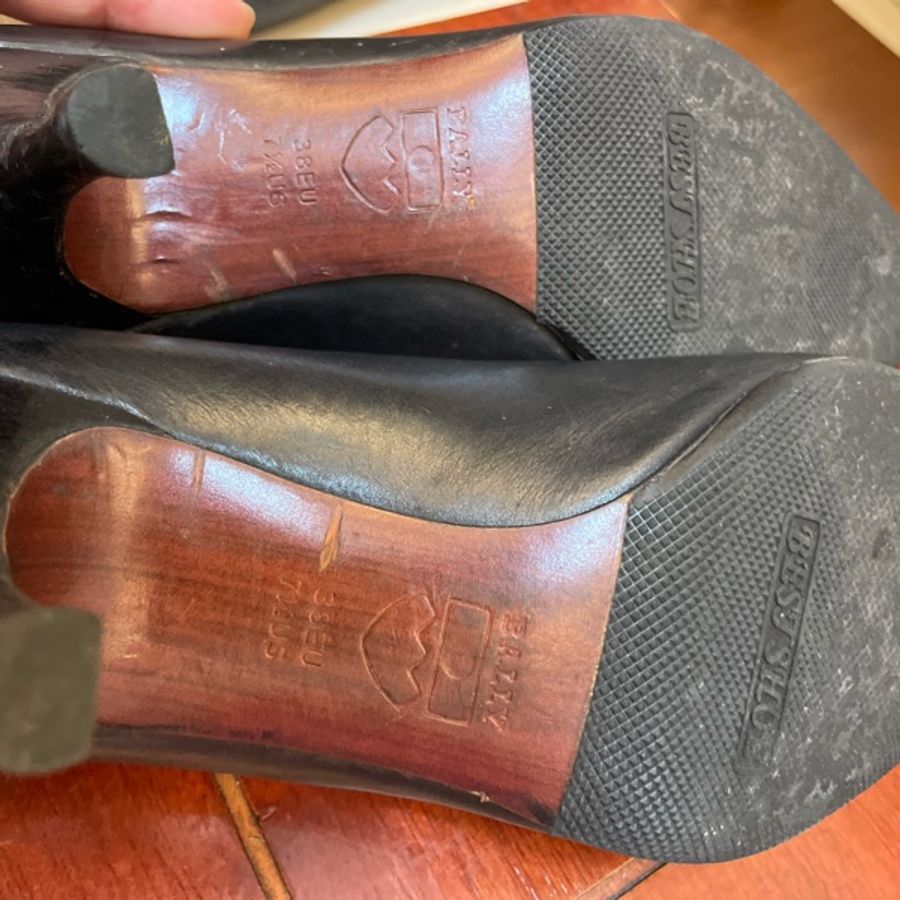 Bally 高跟👠小羊皮 37.5-10