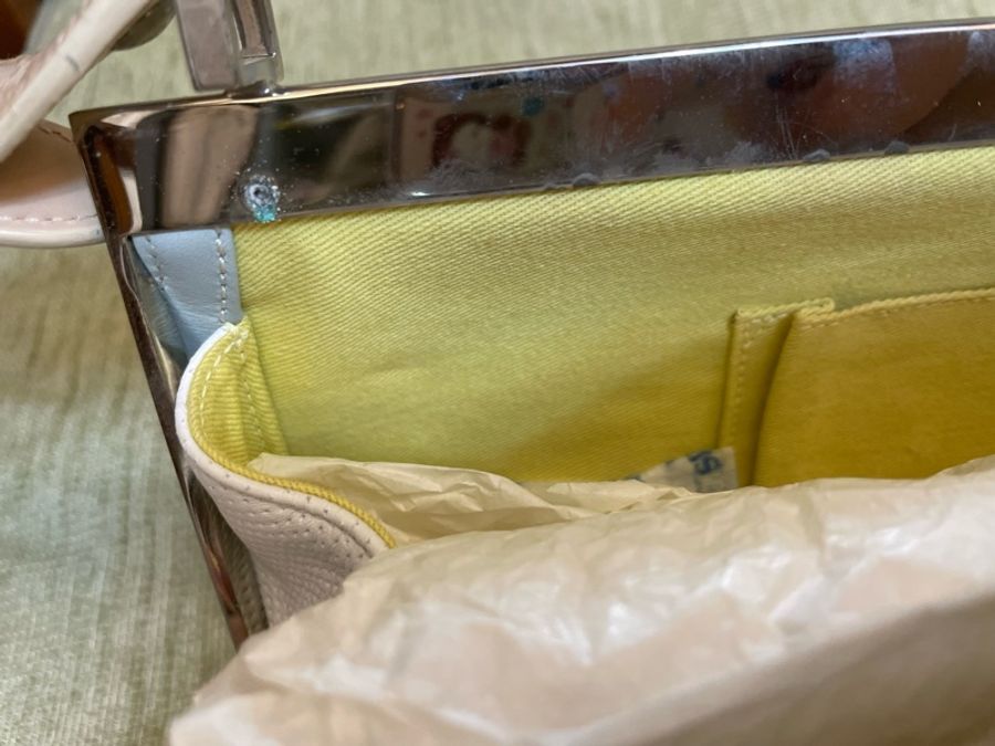 Loewe藍色皮革法棍包-24