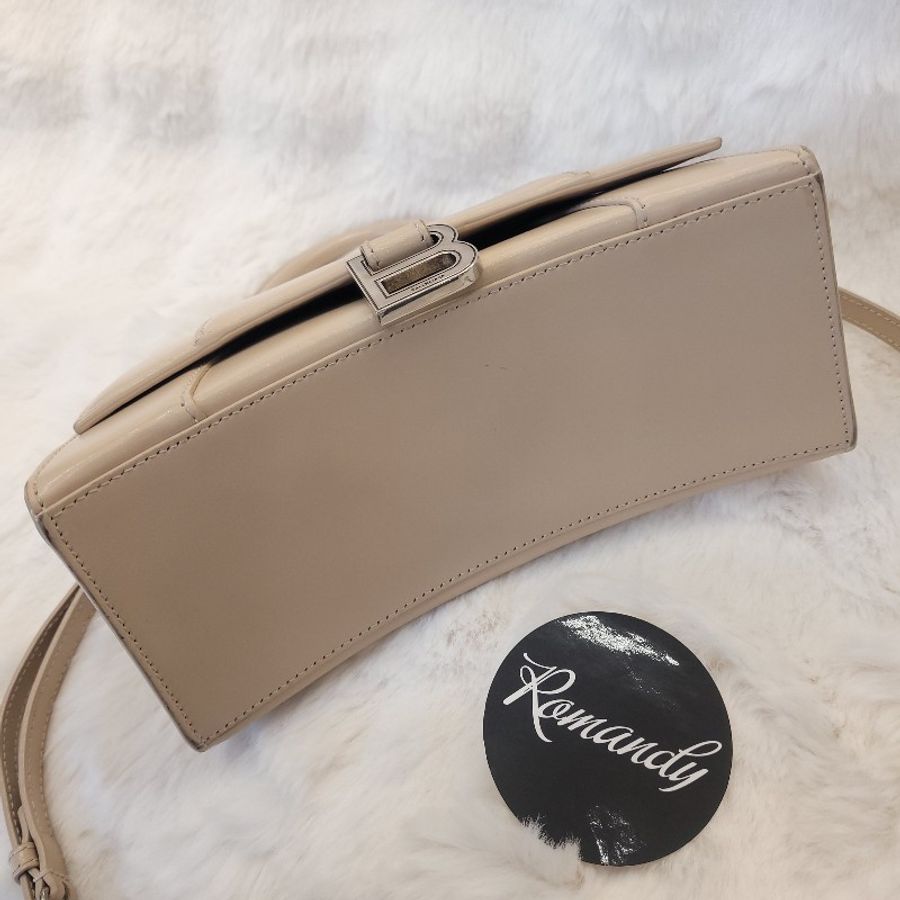Balenciaga Hourglass 小牛皮 手提/斜背 沙漏包-4