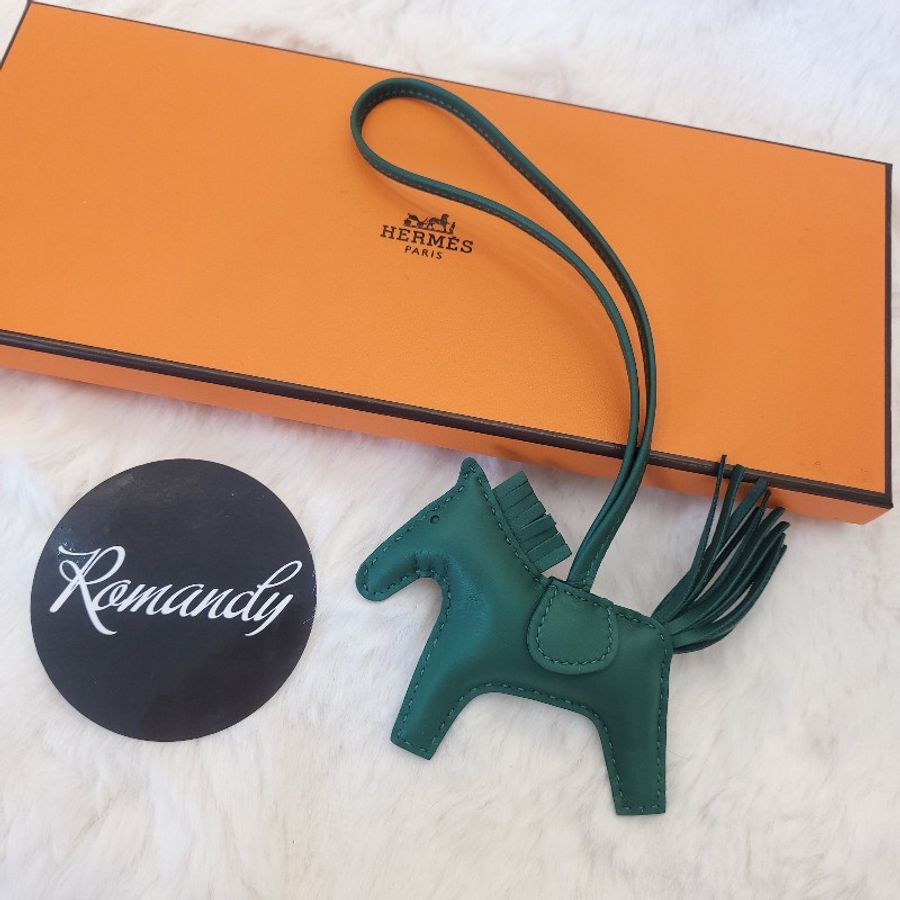Hermès Rodeo PM Pegase 小飛馬吊飾(寶石綠 Vert Moyen)-1