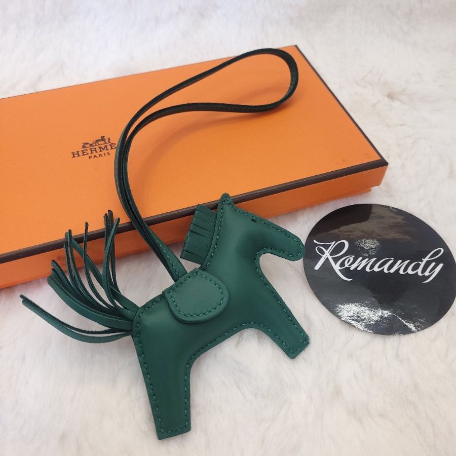 Hermès Rodeo PM Pegase 小飛馬吊飾(寶石綠 Vert Moyen)-2