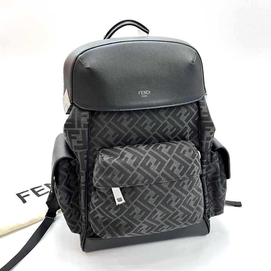 Fendi jacquard backpack-0
