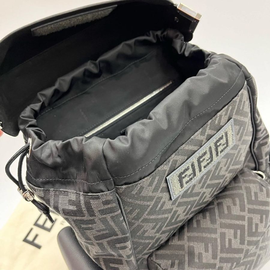 Fendi jacquard backpack-4