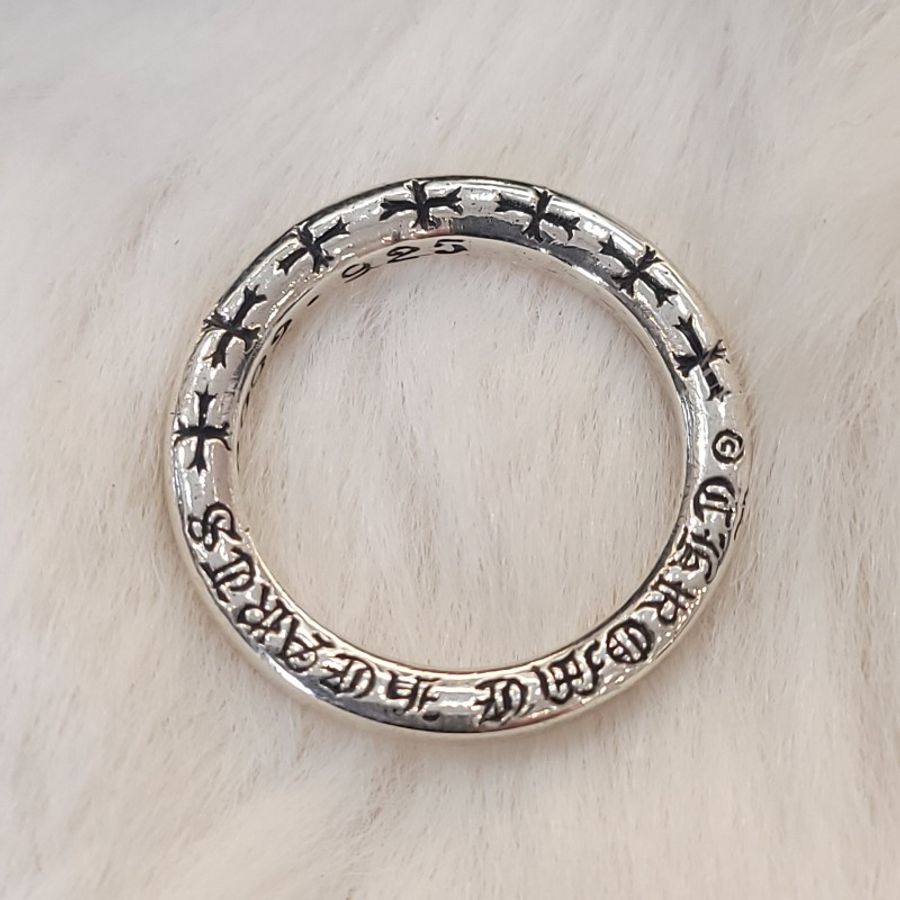 Chrome Hearts 克羅心 NTFL RING 純銀戒指 52-1