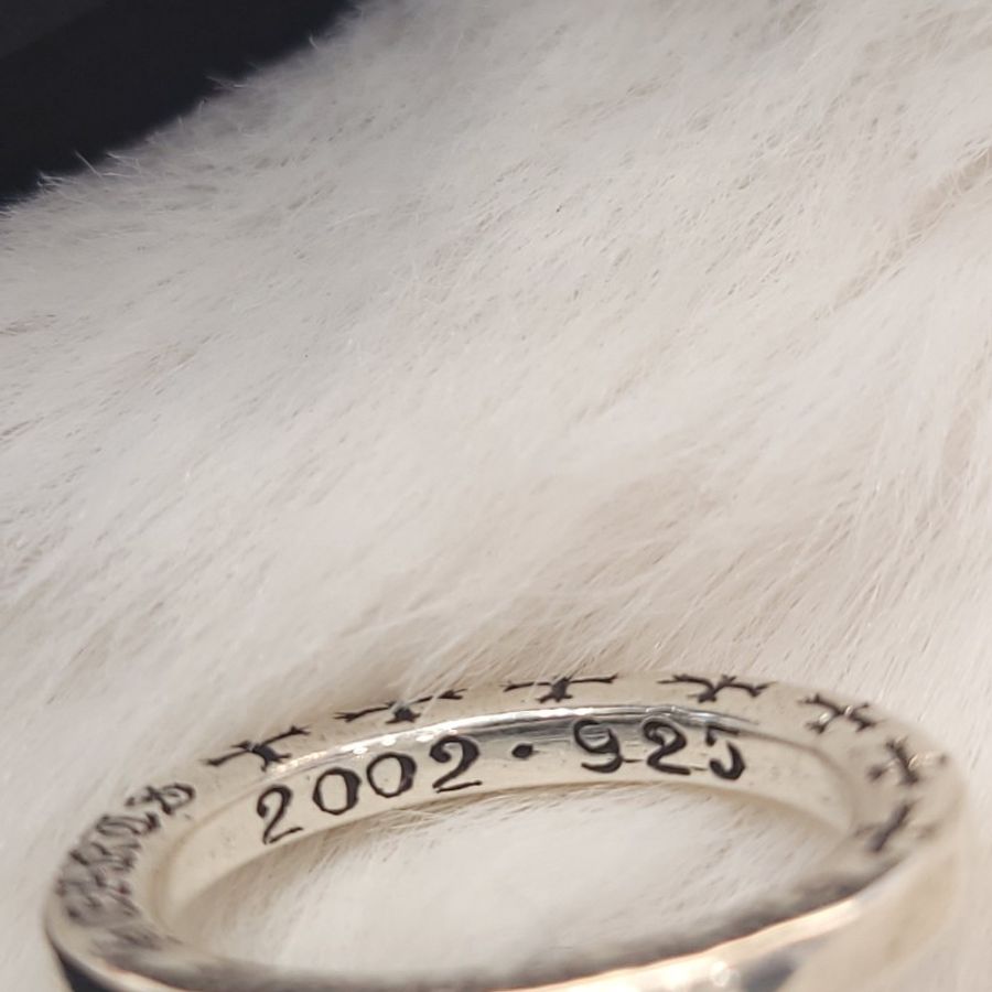 Chrome Hearts 克羅心 NTFL RING 純銀戒指 52-2