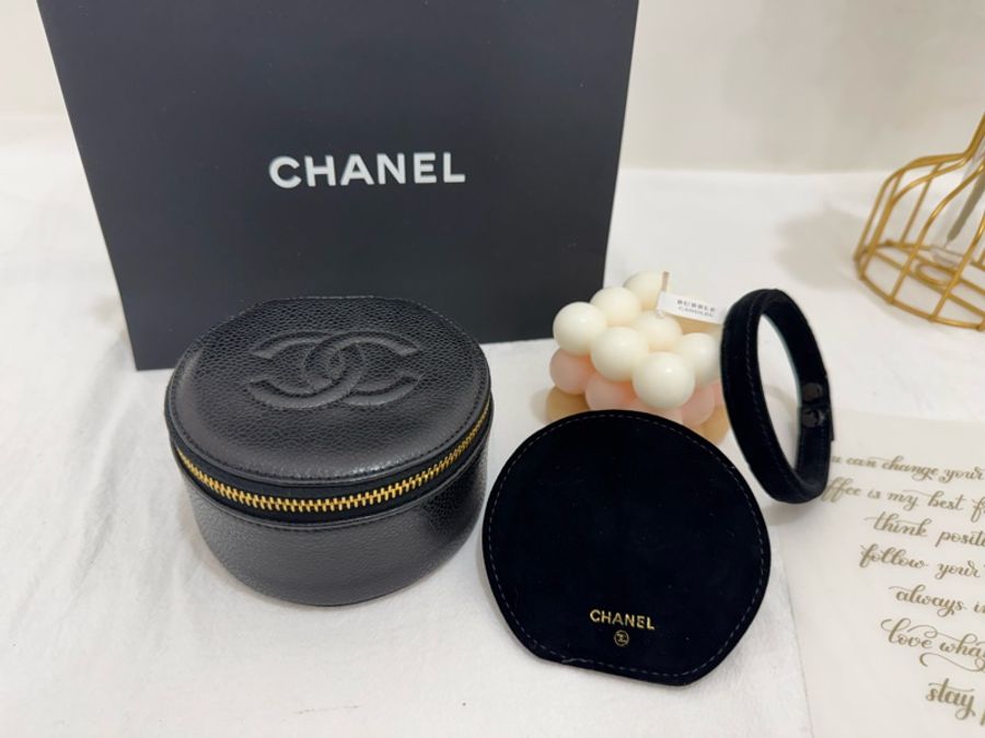 Chanel CC 黑色珠寶盒|手錶盒|飾品盒-1