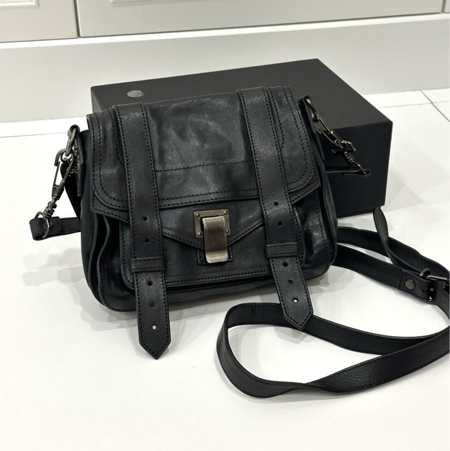 Proenza Schouler PS1 Pouch 黑色 肩背包 斜背包 側背包 手提包-7