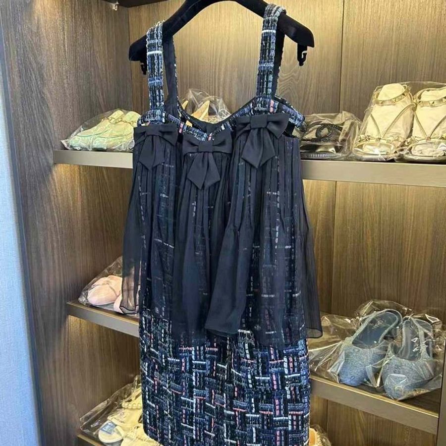 Chanel 21S連身裙 34號 非常新 原價30幾萬 誠可議-2