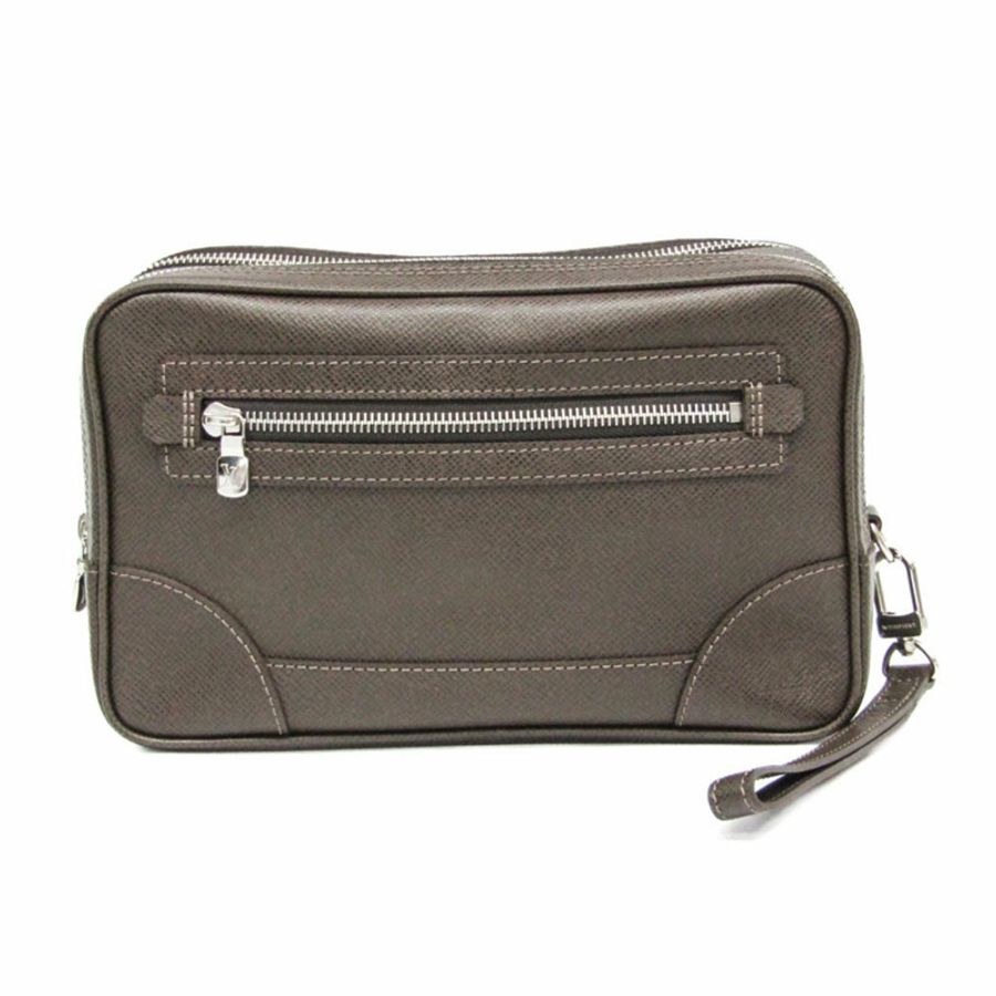 Louis Vuitton Taiga Pavel M31148 男士手拿包 灰熊色-0