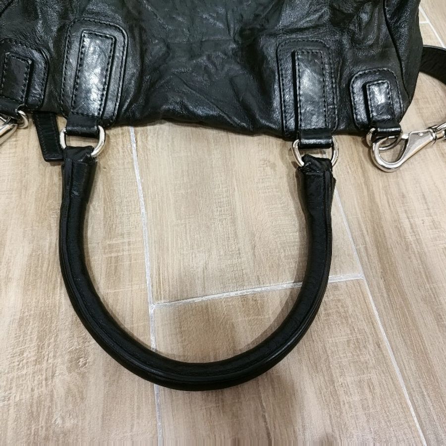 Givenchy pandora 潘朵拉黑色水洗羊皮 大容量 肩背包斜背包手提包 男包女包 多用途 出清-44
