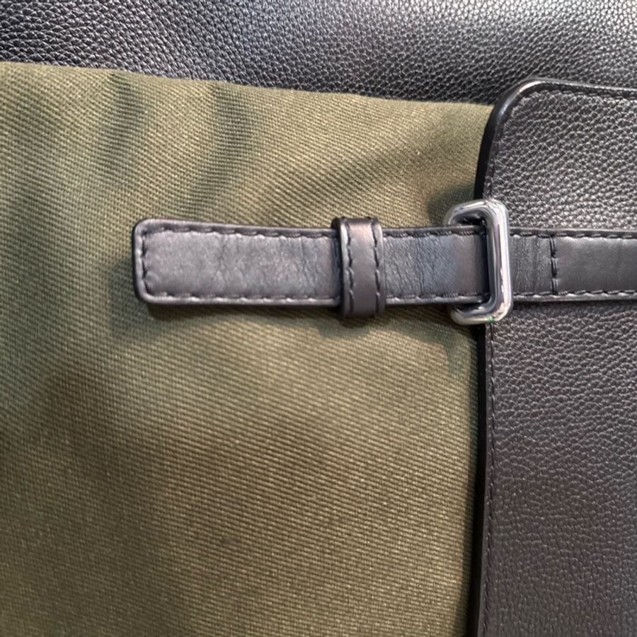 Loewe Military backpack in soft grained calfskin-17