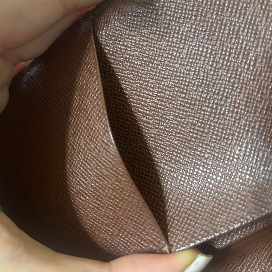 LOUIS VUITTON M61823 原花 兩折 長夾 護照夾-12