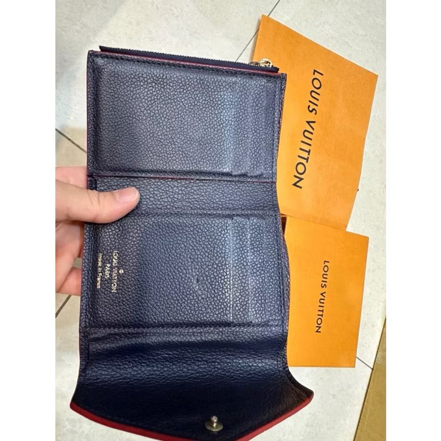 (二手)LV 路易威登 皮夾 三折短夾 monogram壓花牛皮-11