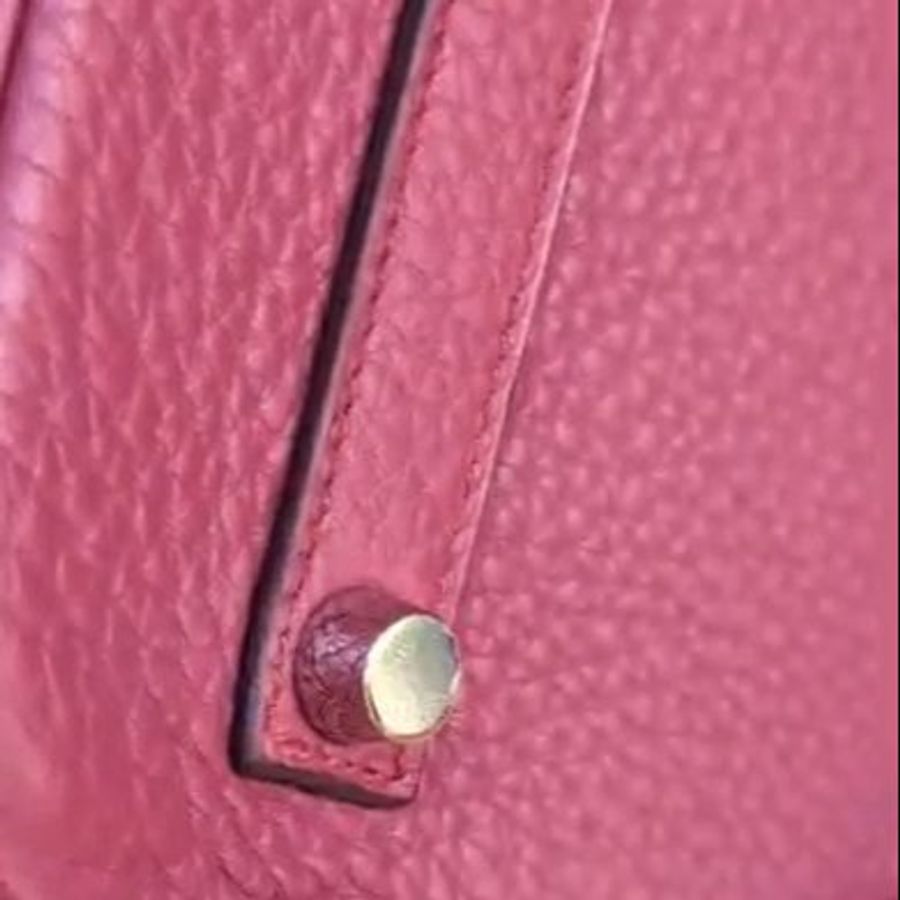 Hermes Birkin 35 Rouge銀釦-18