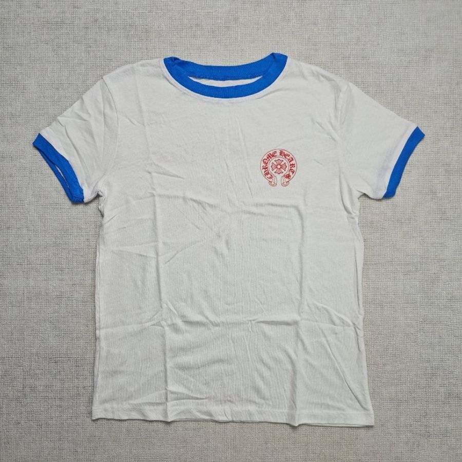 Chrome Hearts 女款卷袖短袖T baby同款-4