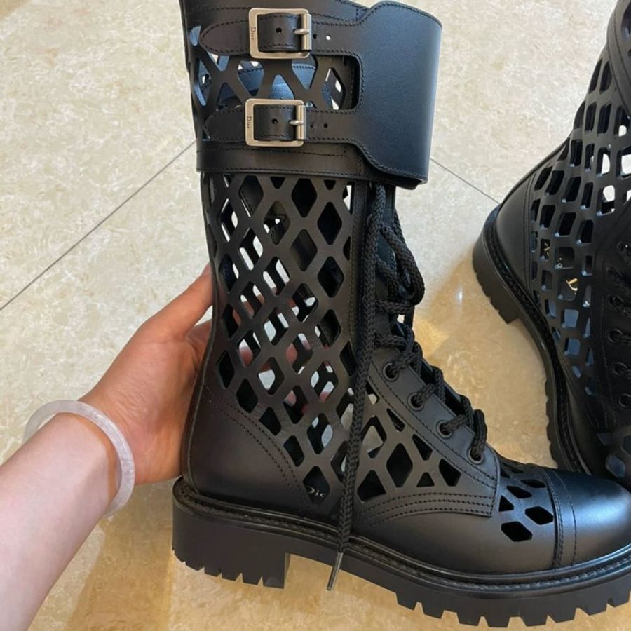 DIOR 裸空短靴 36號 穿兩次閒置 有防塵袋 原價6萬多-4