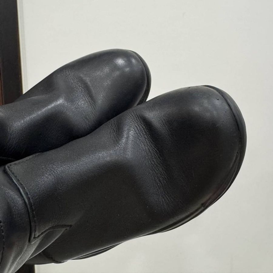 prada 黑色 真皮 兒童 短靴 童靴 童靴 靴子-3