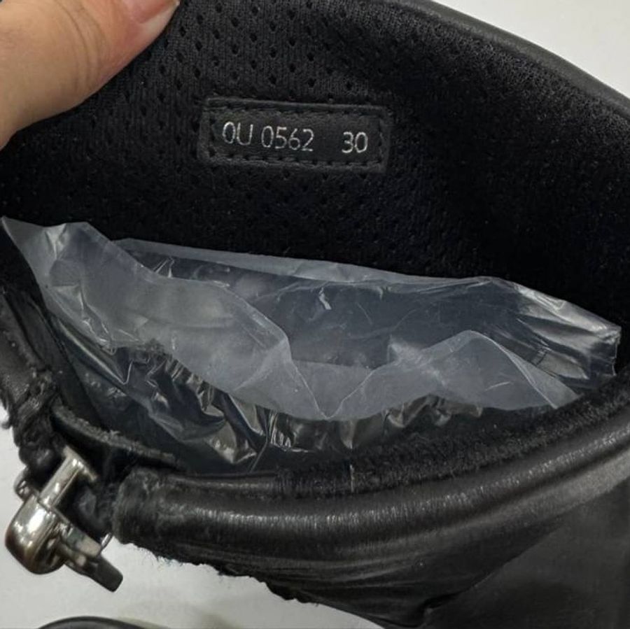prada 黑色 真皮 兒童 短靴 童靴 童靴 靴子-10