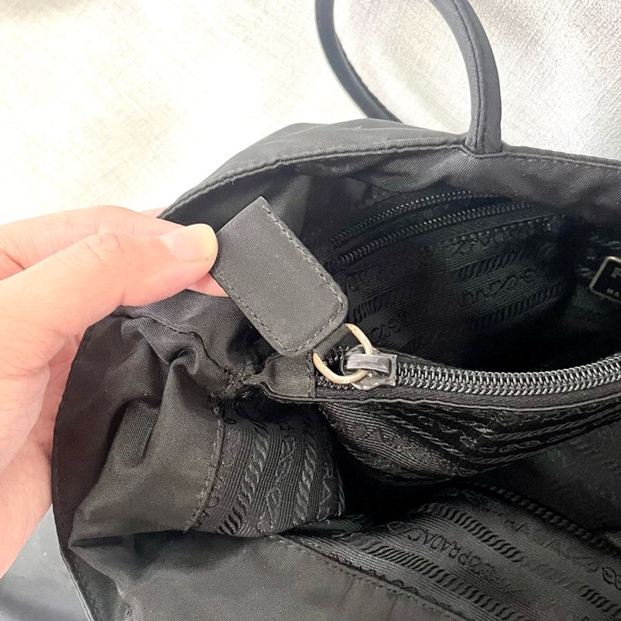 ✨Prada 黑色尼龍單肩包 托特包 Nylon Tote bag 35-31