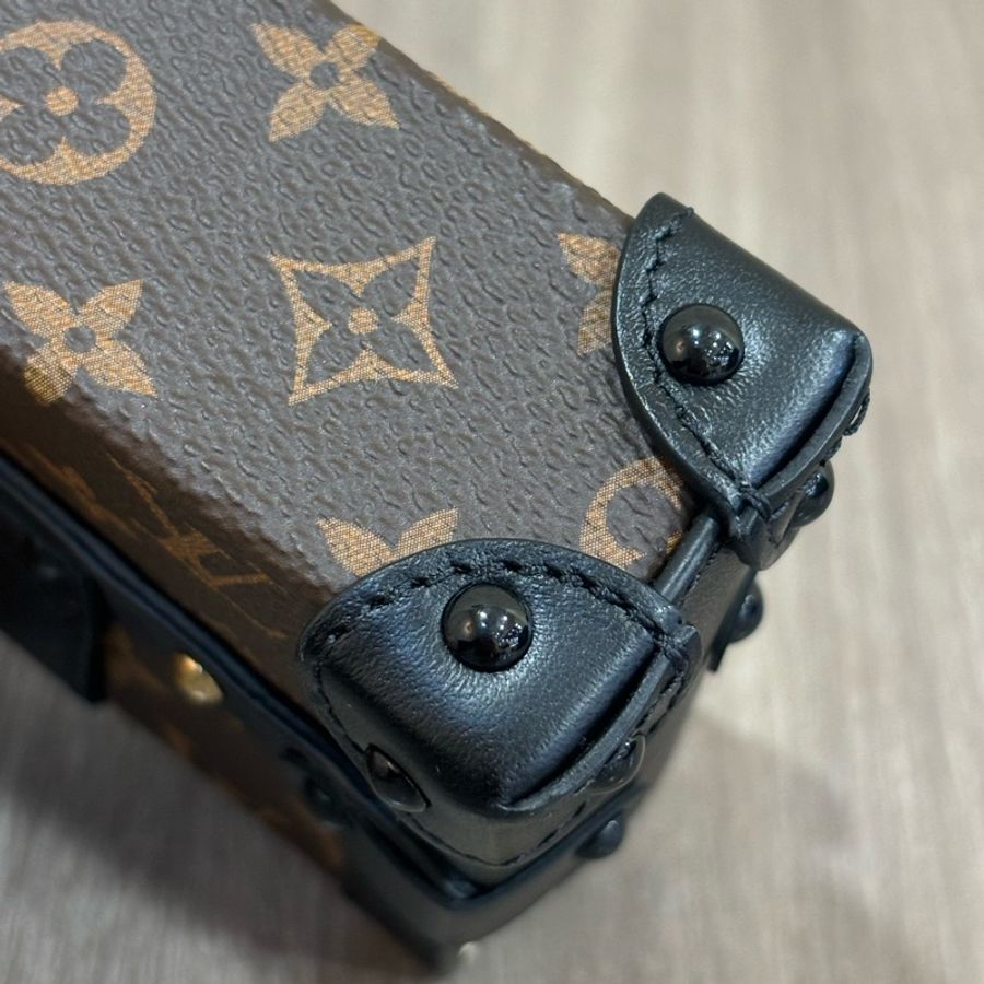 LV M62553 原花 TRUNK 鑰匙圈 KEY 手拿包 零錢包 BOX 硬箱 零錢盒-10