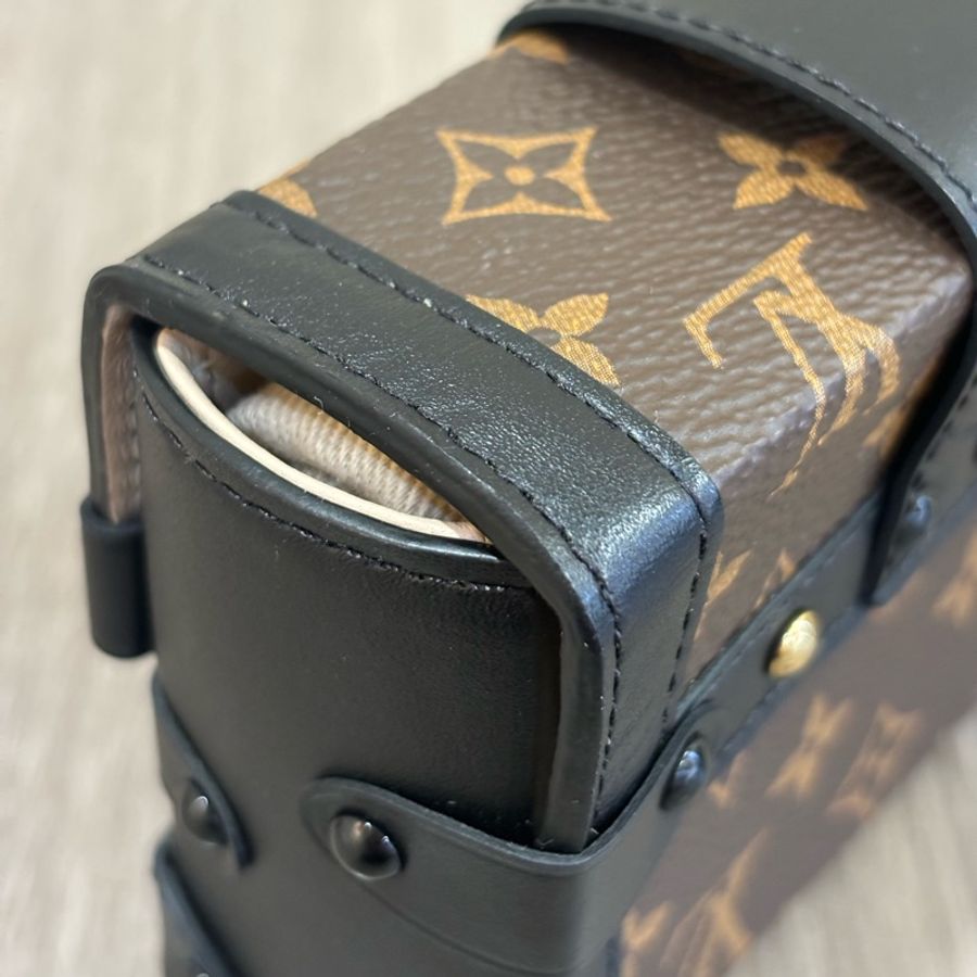 LV M62553 原花 TRUNK 鑰匙圈 KEY 手拿包 零錢包 BOX 硬箱 零錢盒-13