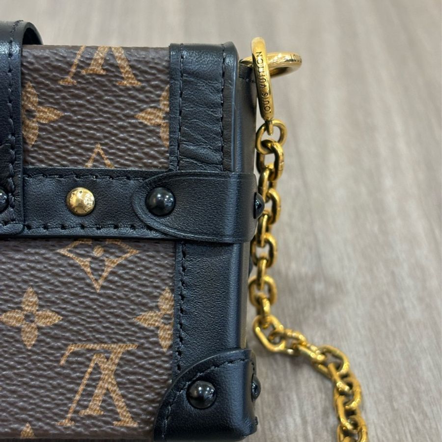 LV M62553 原花 TRUNK 鑰匙圈 KEY 手拿包 零錢包 BOX 硬箱 零錢盒-17