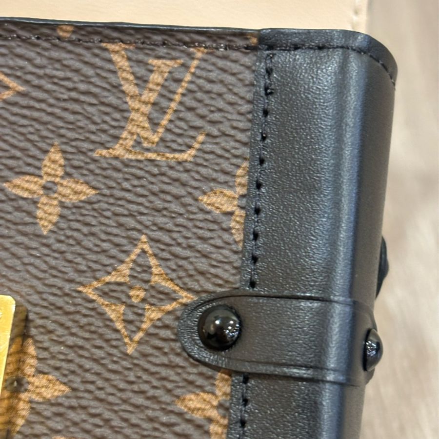 LV M62553 原花 TRUNK 鑰匙圈 KEY 手拿包 零錢包 BOX 硬箱 零錢盒-29