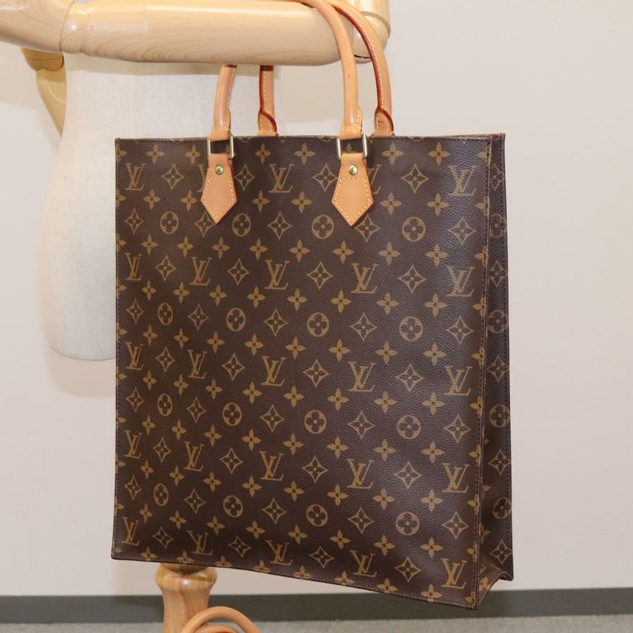 【日本直送】路易威登 Monogram Sac Plat 手提包 M51140 LV 正品 110857-19
