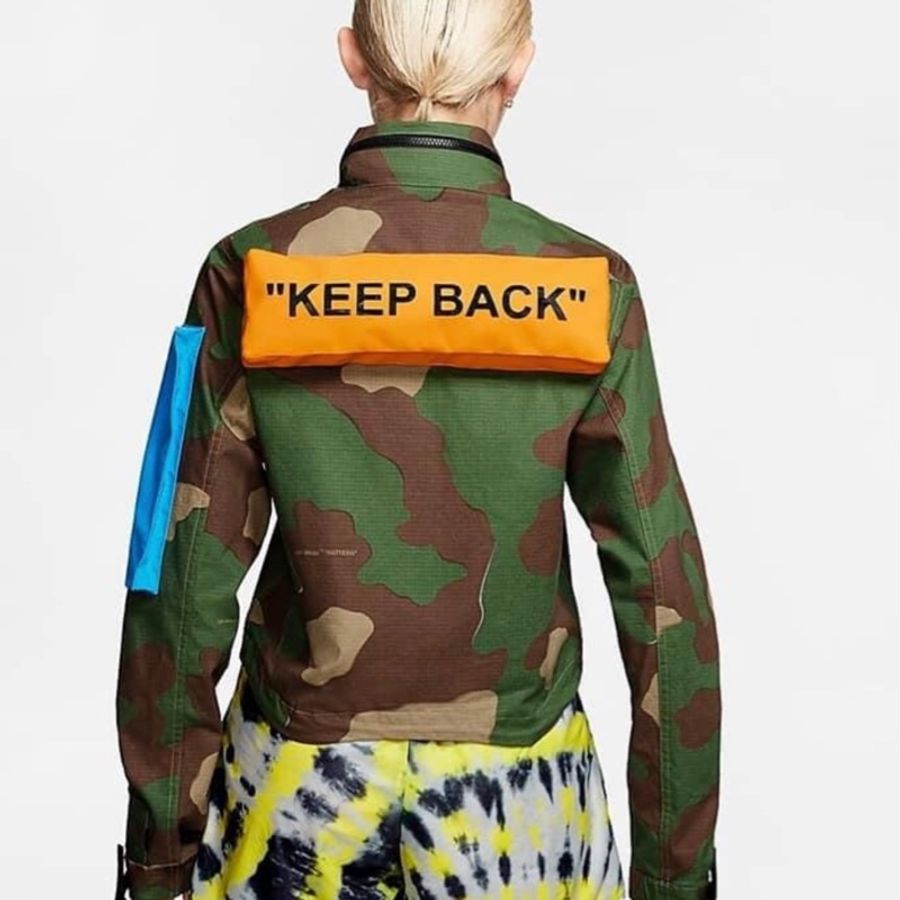 Off-White x Nike 聯名的限量款迷彩外套-1