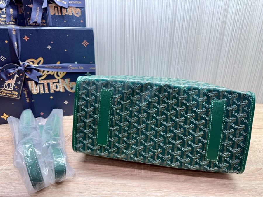 Goyard Saint LEGER 綠色雙肩包後背包-5