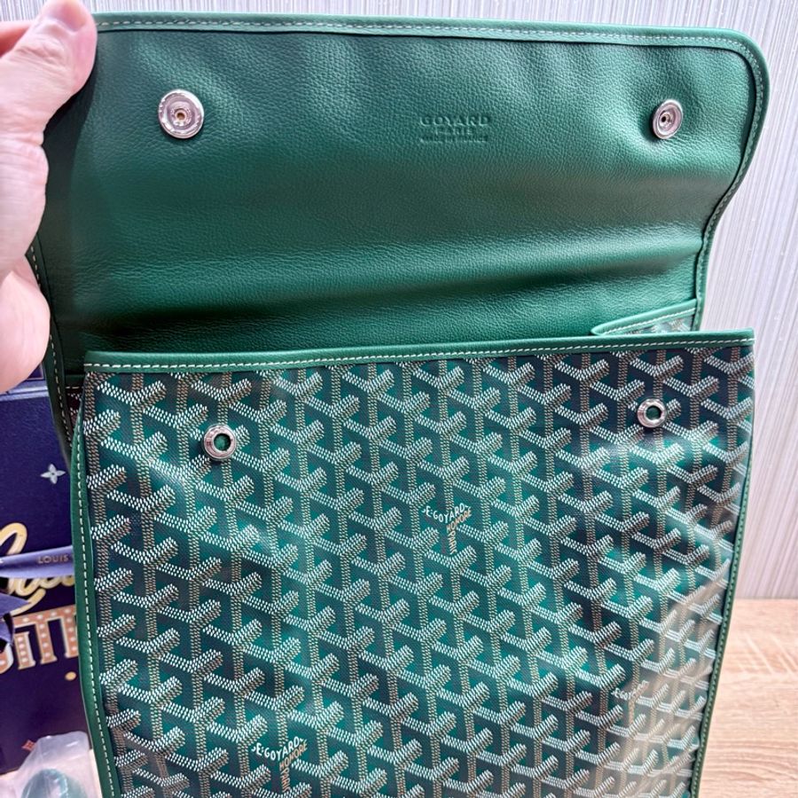 Goyard Saint LEGER 綠色雙肩包後背包-8