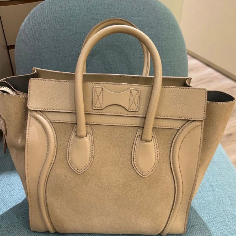 Celine mini luggage 猄皮-6