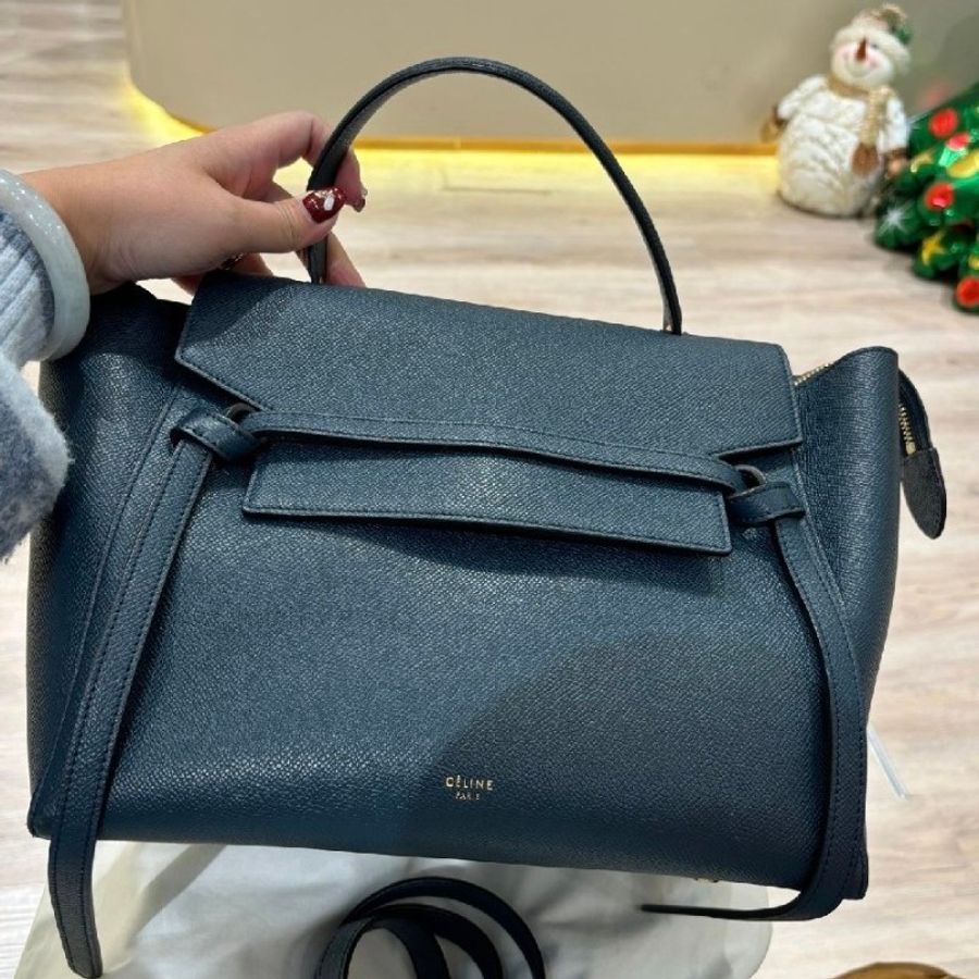 Celine mini belt bag Navy-5