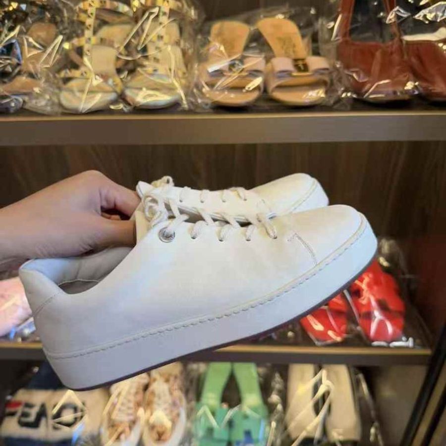 loropiana 休閒鞋 37號 Nuages Sneaker系列絨面山羊皮 舒適百搭 很新-2