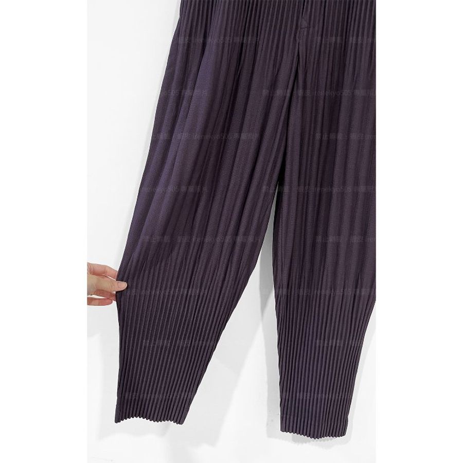 (全新特價) HOMME PLISSE季節紫燈籠褲/長褲 2號 ISSEY MIYAKE 三宅一生 專櫃正品-8