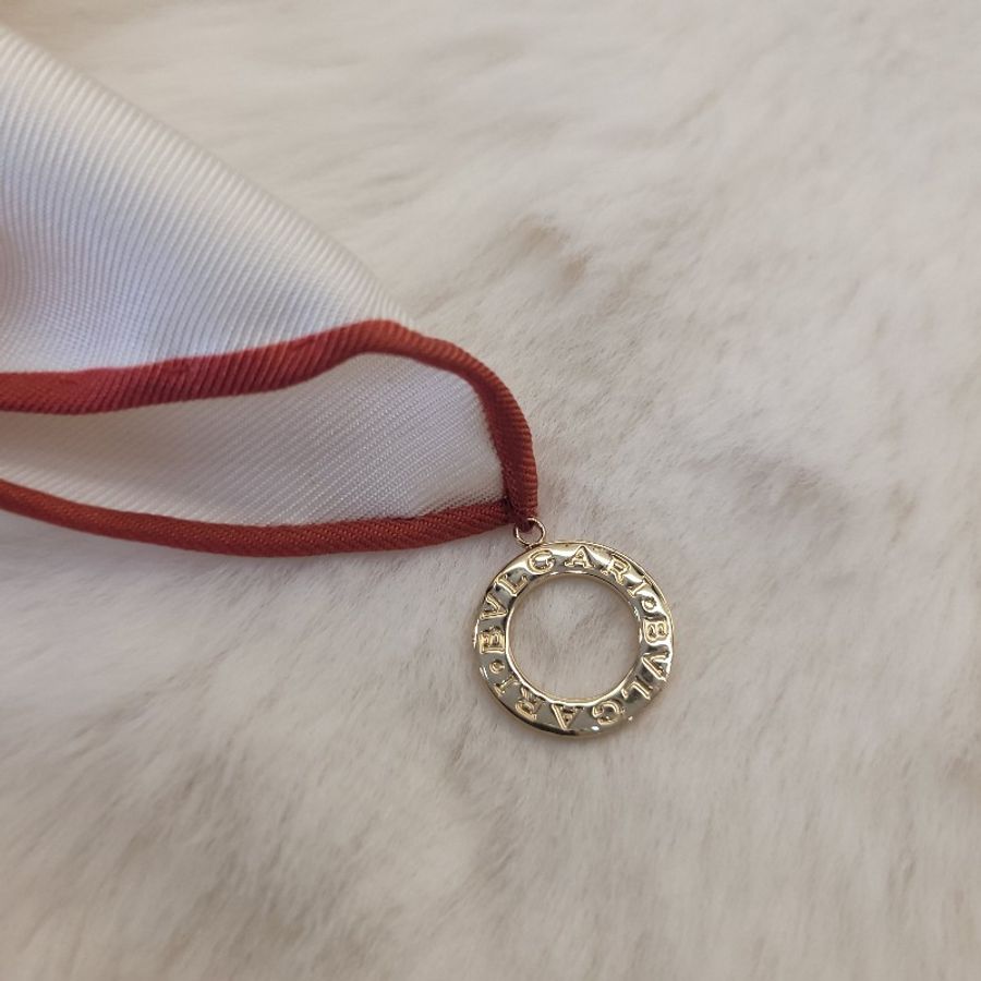 Bvlgari 真絲方巾 90x90-4