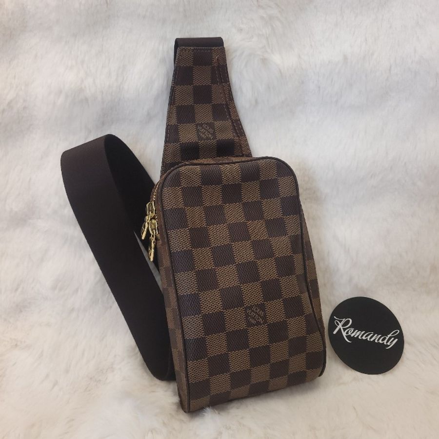 Louis Vuitton 棋盤格 Geronimos 胸口包-0