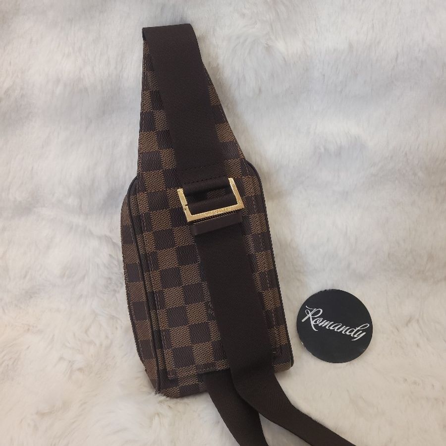 Louis Vuitton 棋盤格 Geronimos 胸口包-4