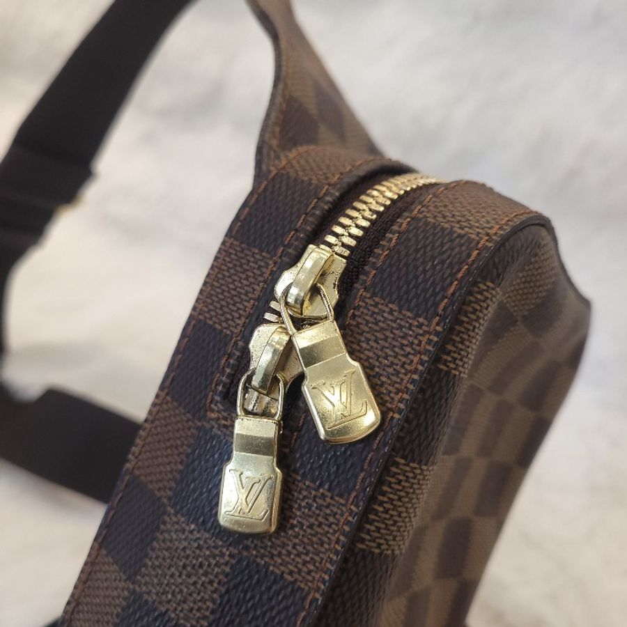 Louis Vuitton 棋盤格 Geronimos 胸口包-5