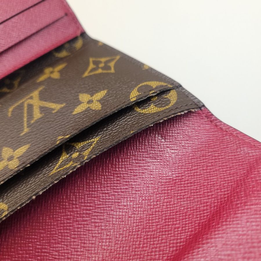 Louis Vuitton 老花翻蓋長夾 二手-8