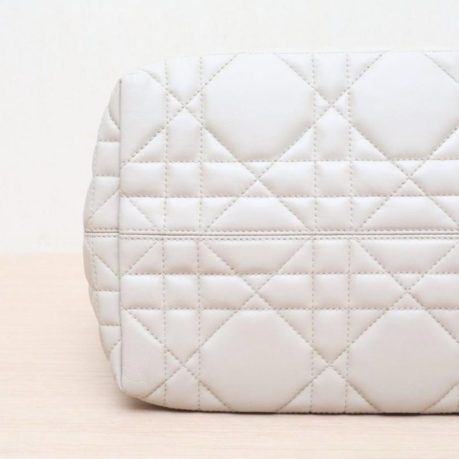 DIOR(迪奧) Toujours 手提單肩包 中號 28.5 胭脂米色 金扣 2023-3