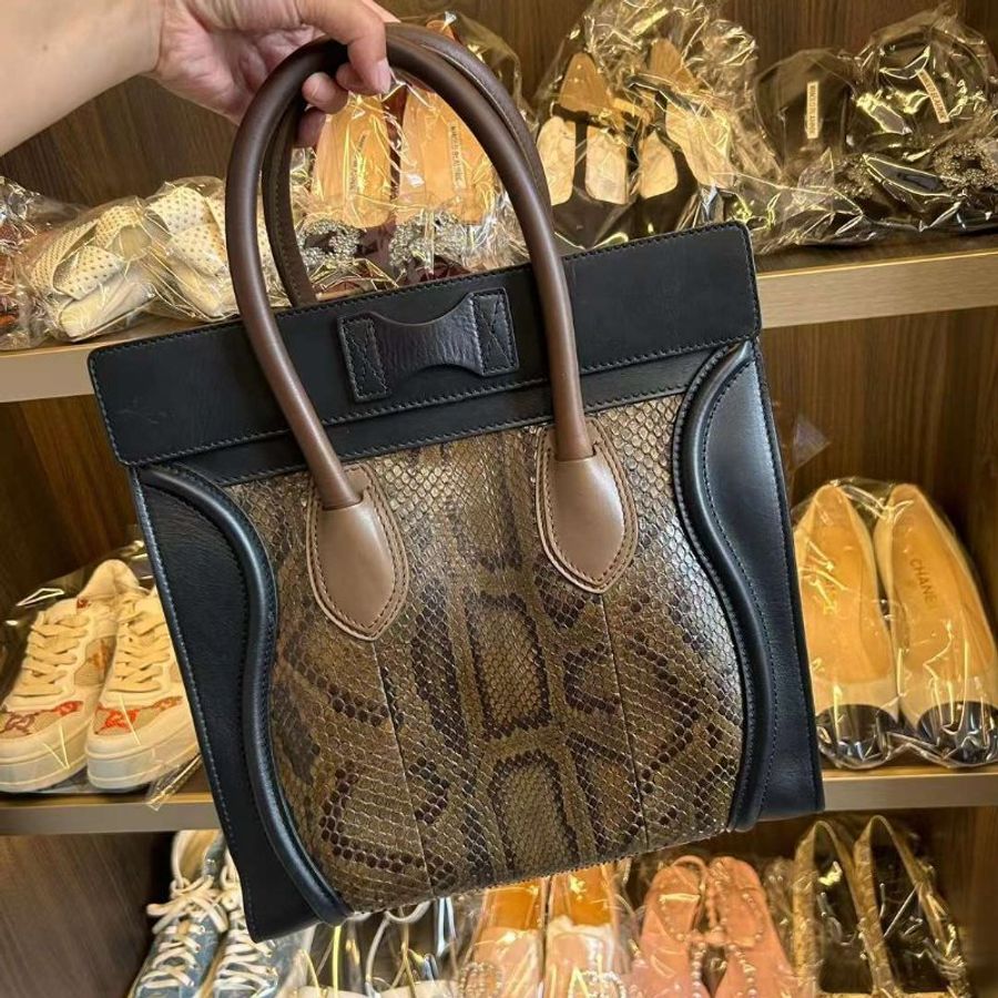 Celine 笑臉包 正品 大號 只用一兩次就閒置了 這個配色經典百搭 原價近近十萬-2
