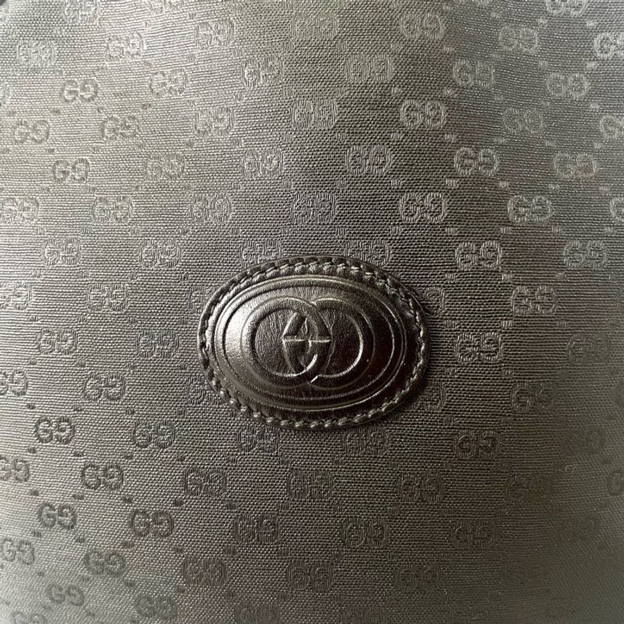 Gucci 黑色老花小圓餅斜挎包🖤🤍-7
