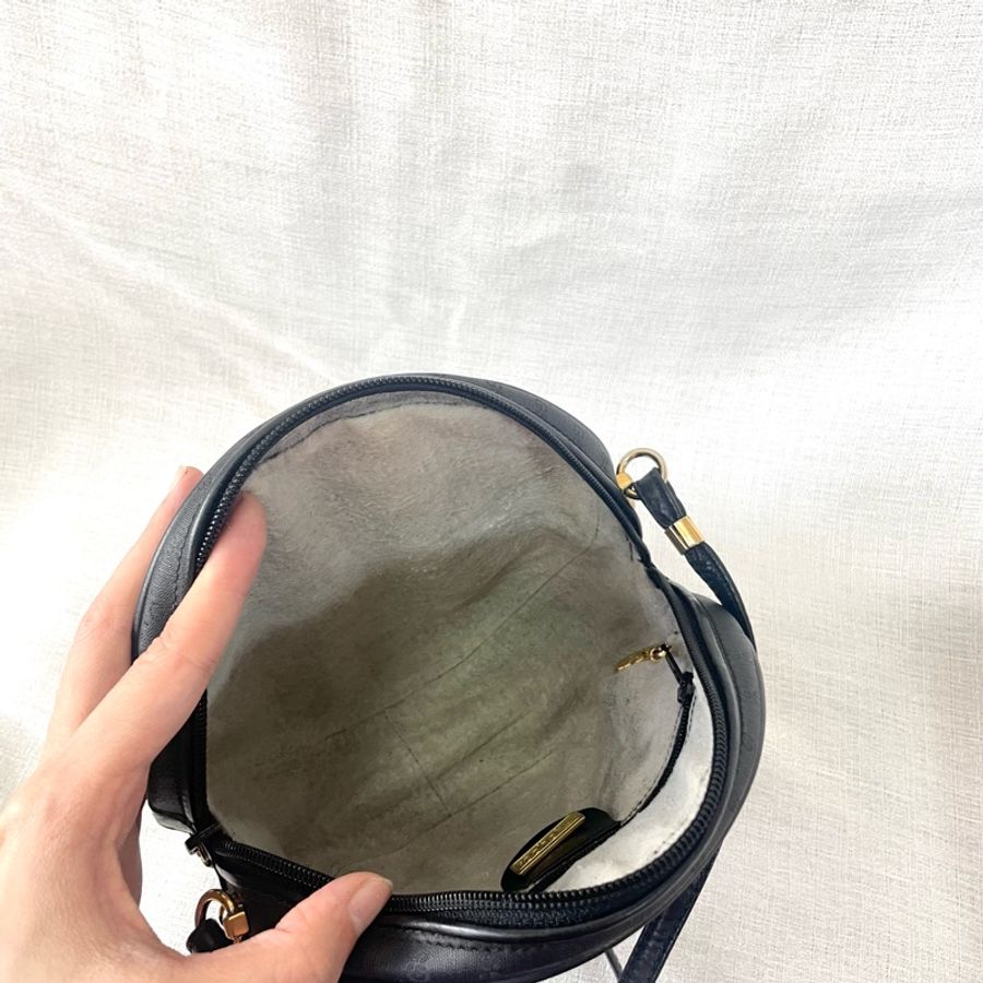 🈹️Gucci 黑色老花小圓餅 斜挎包-28