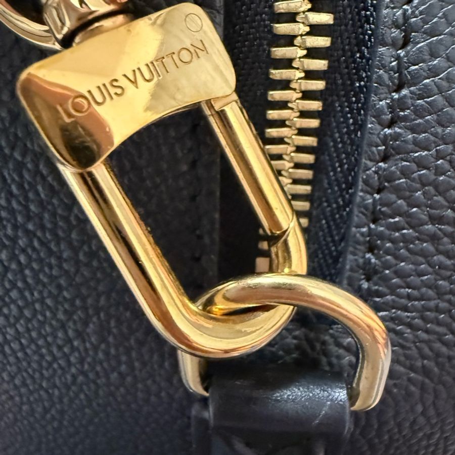 晶片款 Speedy 25 Bandouliere Monogram Empreinte 肩背包 M58951 黑色皮革-11