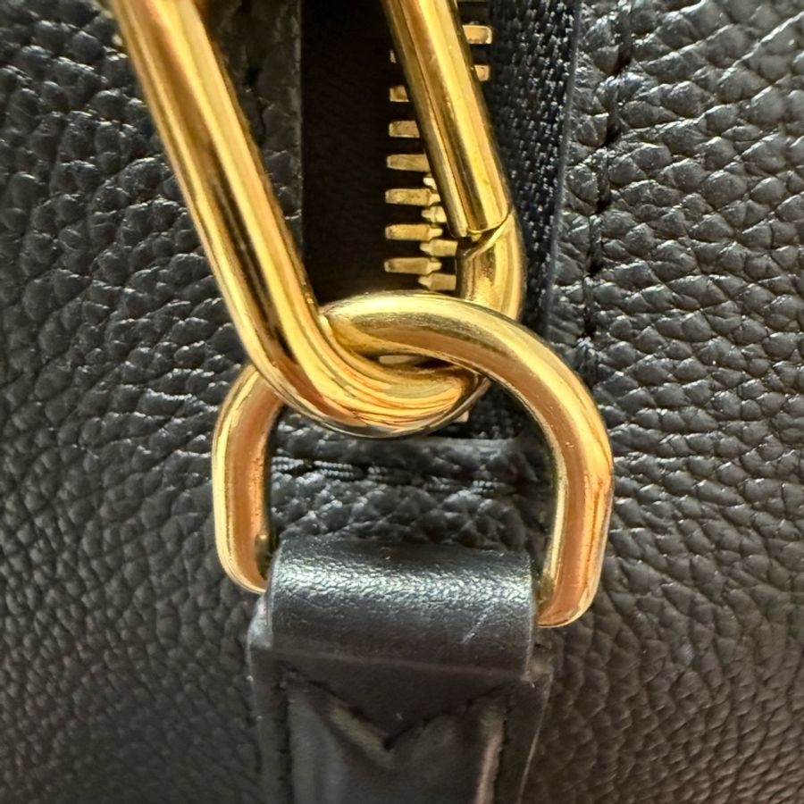 晶片款 Speedy 25 Bandouliere Monogram Empreinte 肩背包 M58951 黑色皮革-26